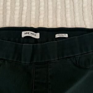 Nine West Green Heidi Pull-On Skinny Jeans